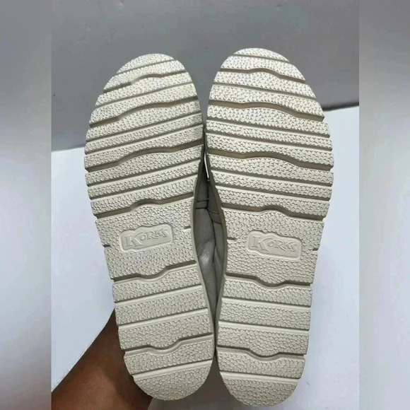 KORKS by Kork-Ease Lillis Light Grey Leather Slip On‎ Shoes Sz 6 - Picture 5 of 10